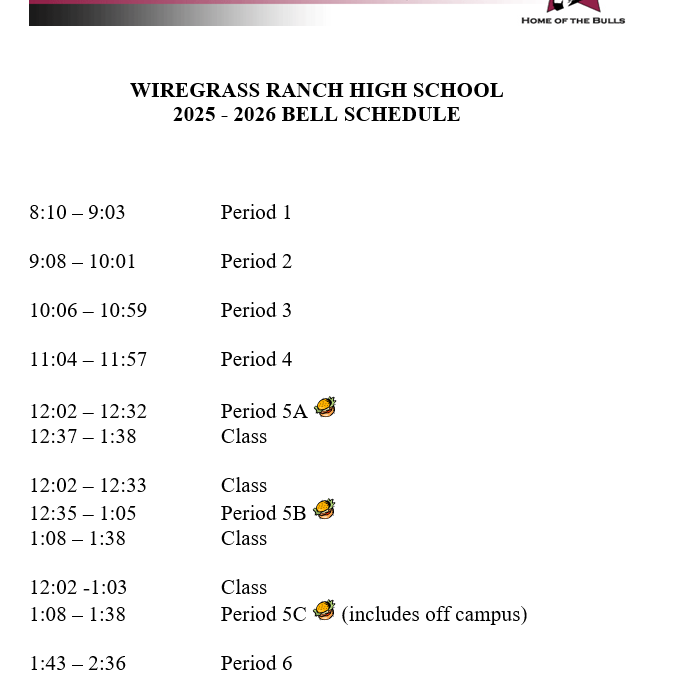 Bell Schedule